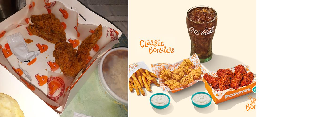 Popeyes Louisiana Kitchen Menu