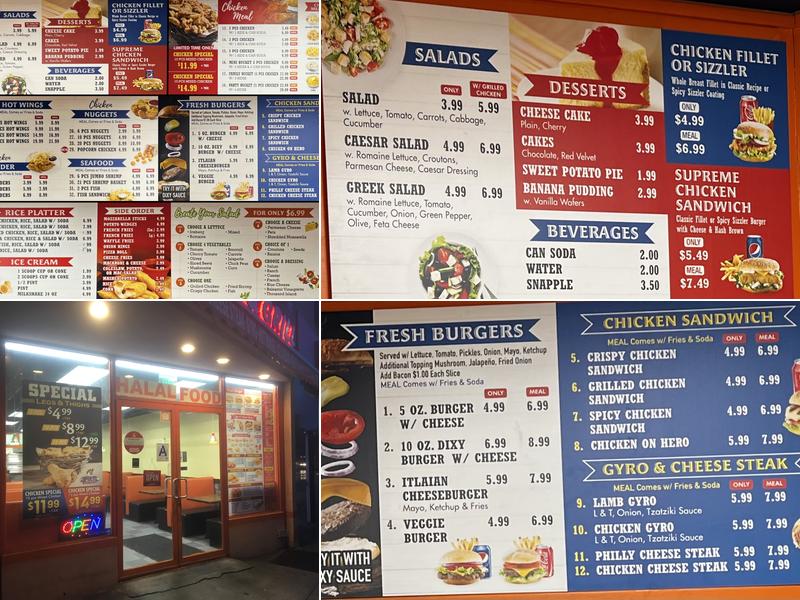 Dixy Menu
