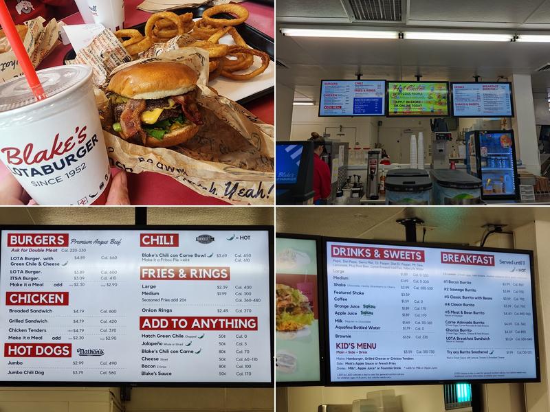 Blake's Lotaburger Menu