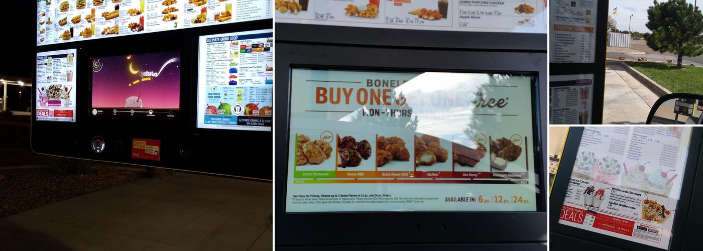 Sonic Drive-In Menu