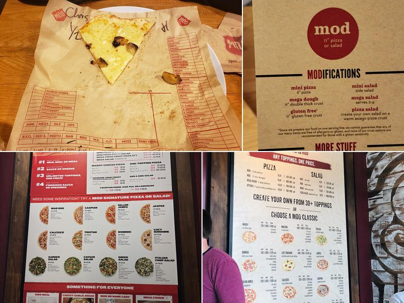 MOD Pizza Menu