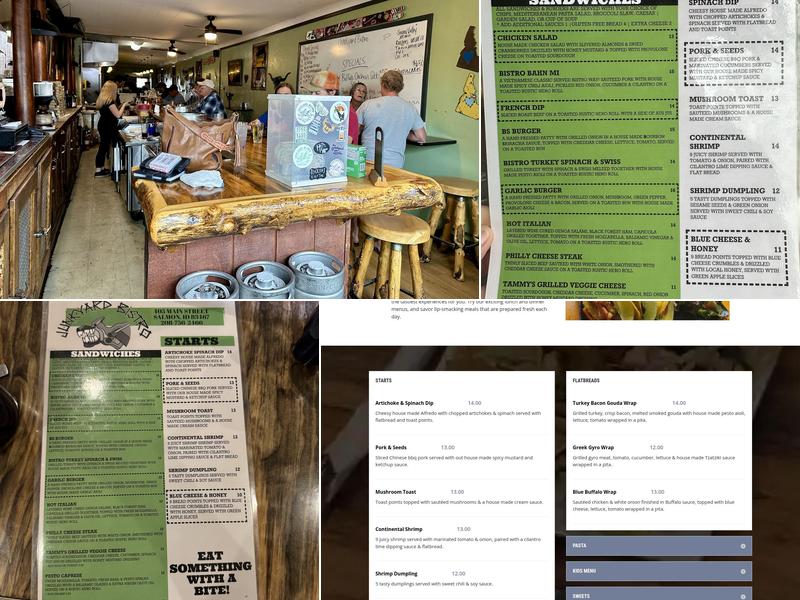 Junkyard Bistro Menu
