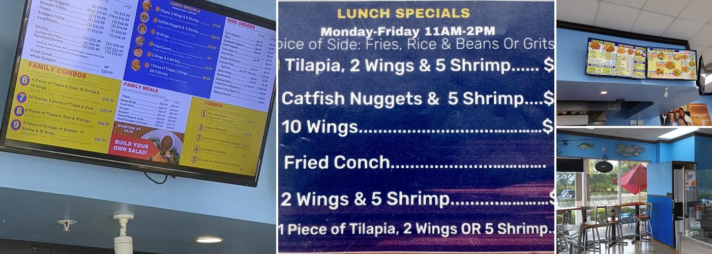 Hook Fish & Chicken Menu