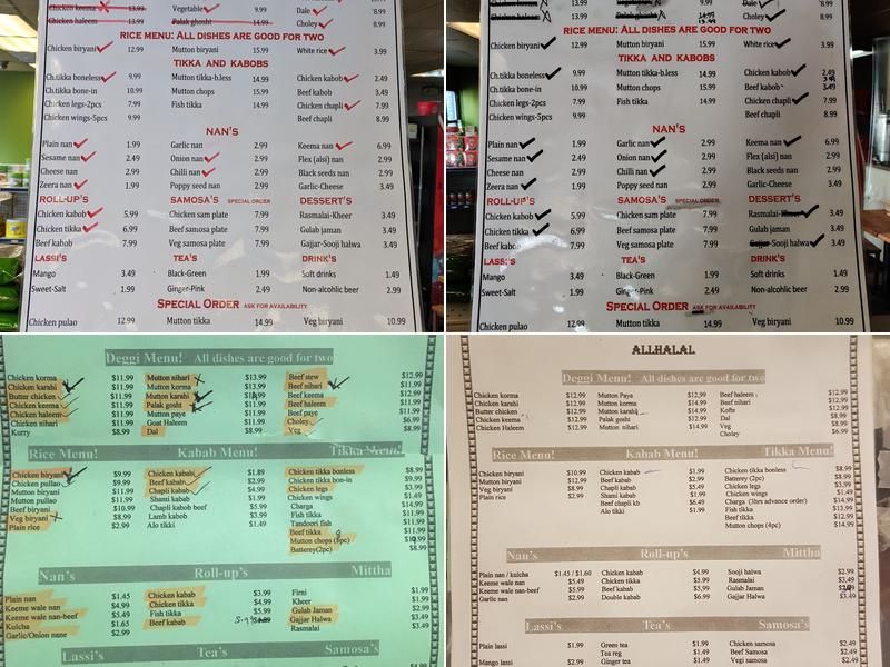 Man-O-Salwa Kabob & Grill Menu