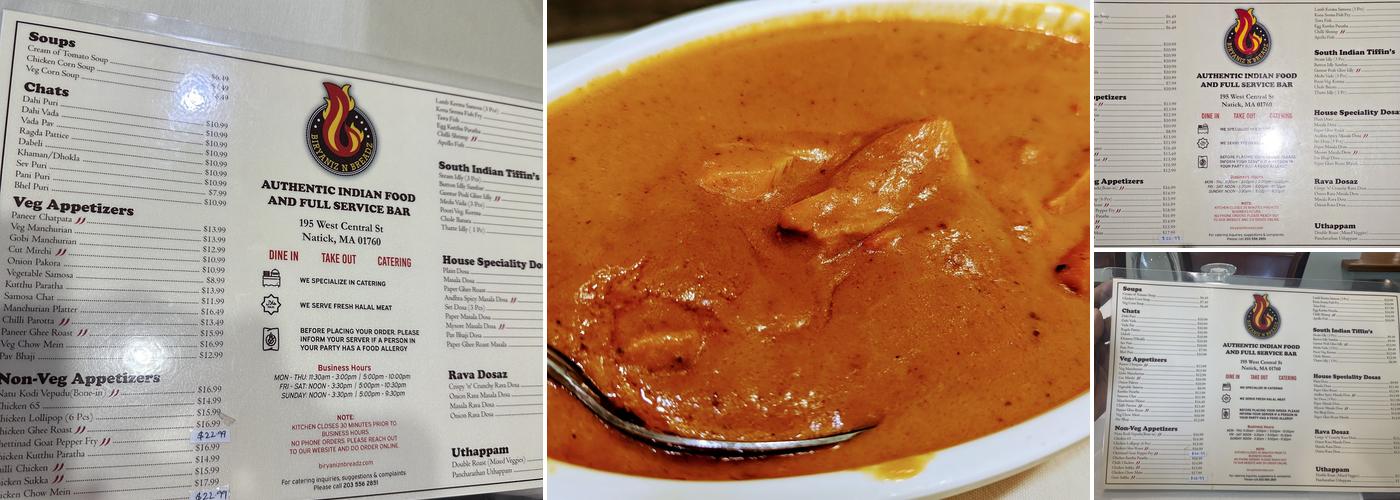 Biryaniz N Breadz Menu