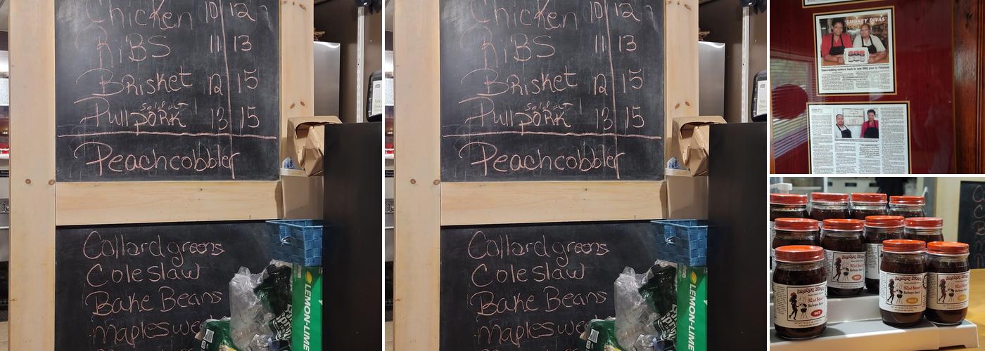 Smokey Diva's Menu