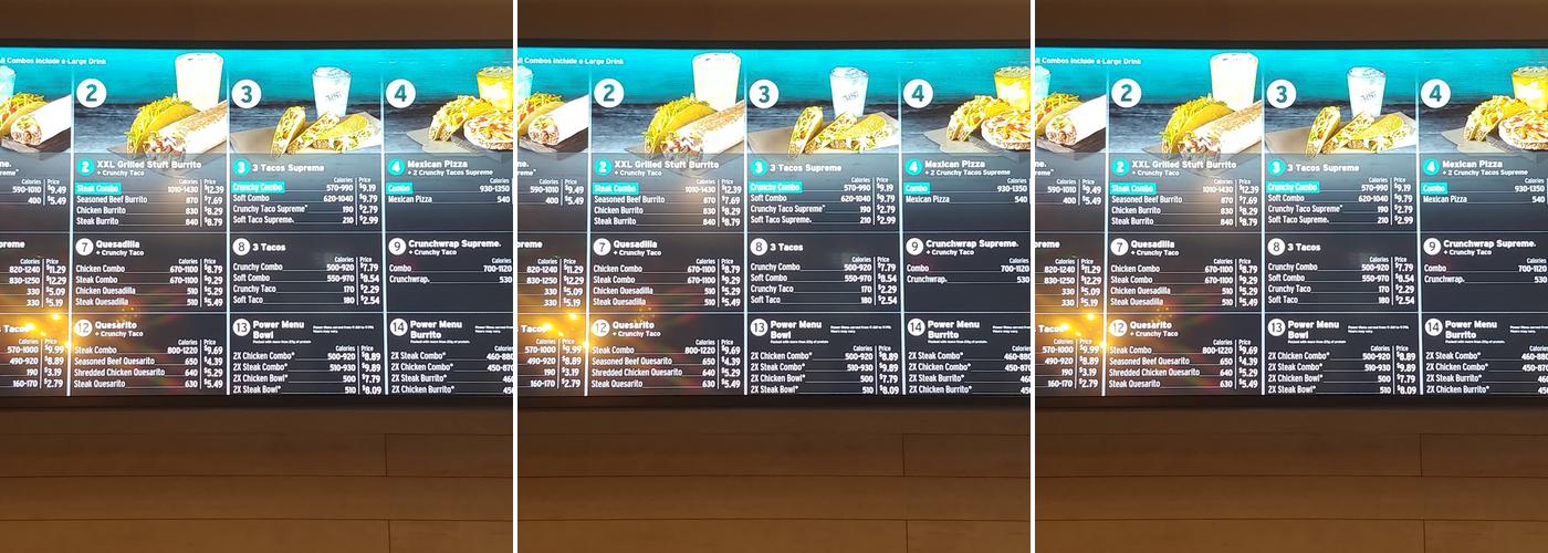 Taco Bell Menu