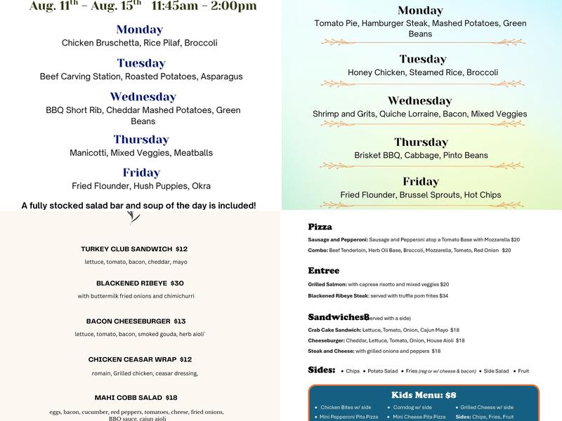 String & Splinter Club Inc Menu