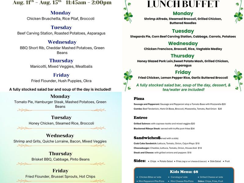 String & Splinter Club Inc Menu