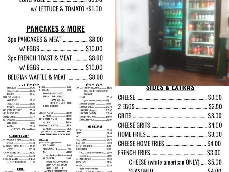 J.S. Breakfast Menu