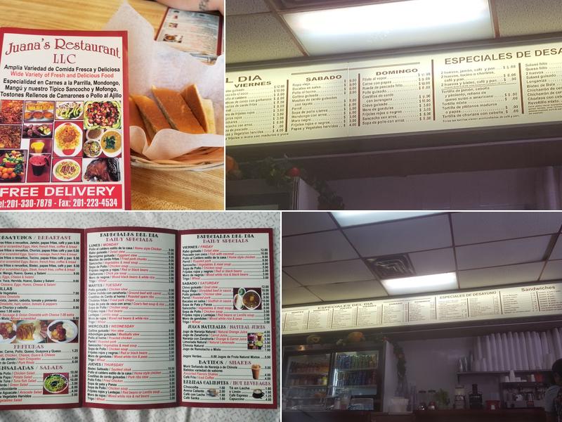 Juana's Menu