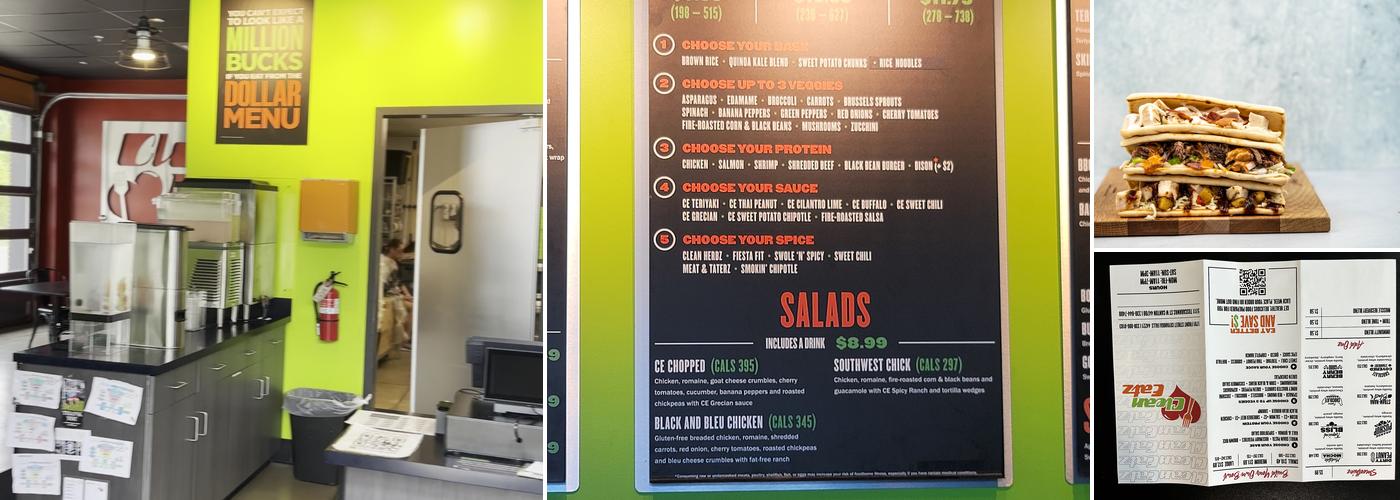 Clean Eatz Menu