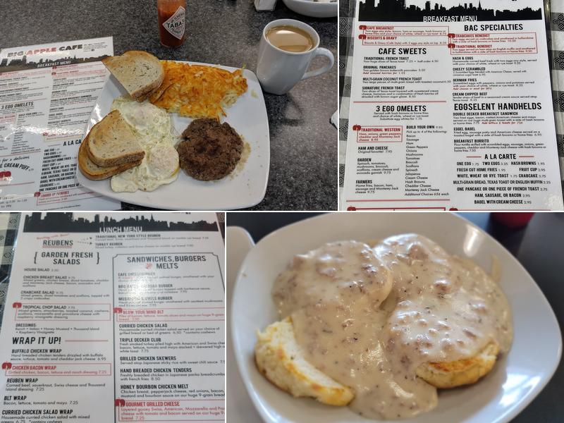 Big Apple Cafe on Log Pond Menu