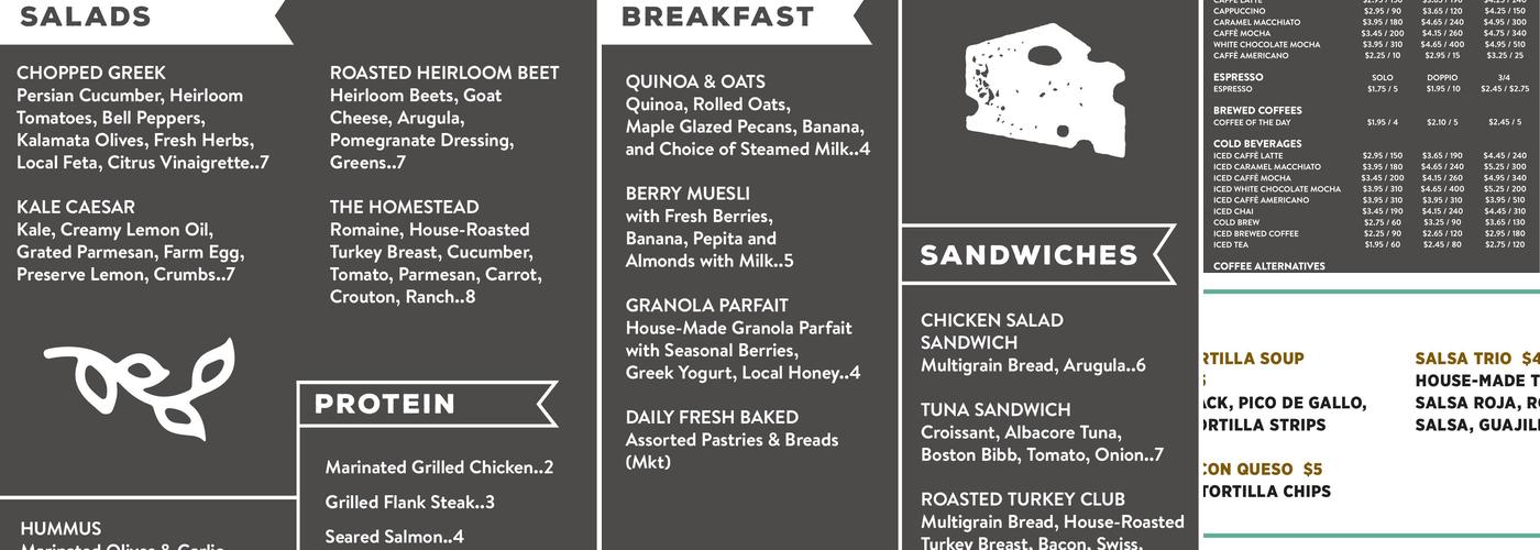 LC Kitchen Menu