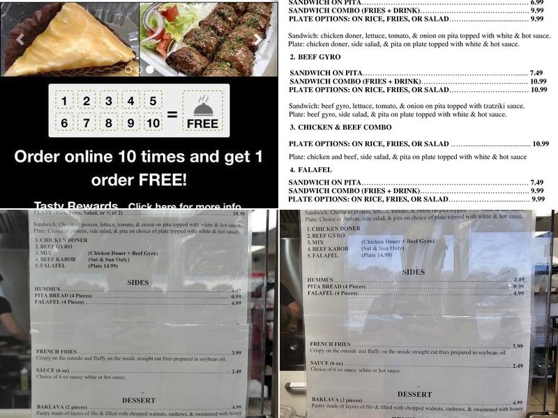Mr. Pide Menu