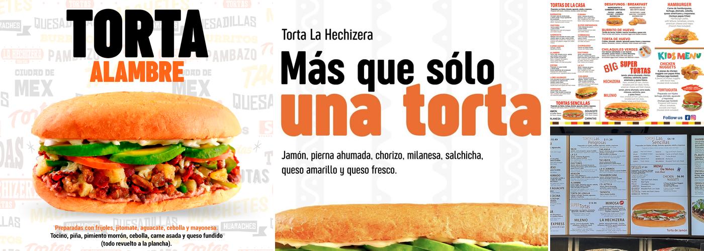 La Hechizera Tortas Menu