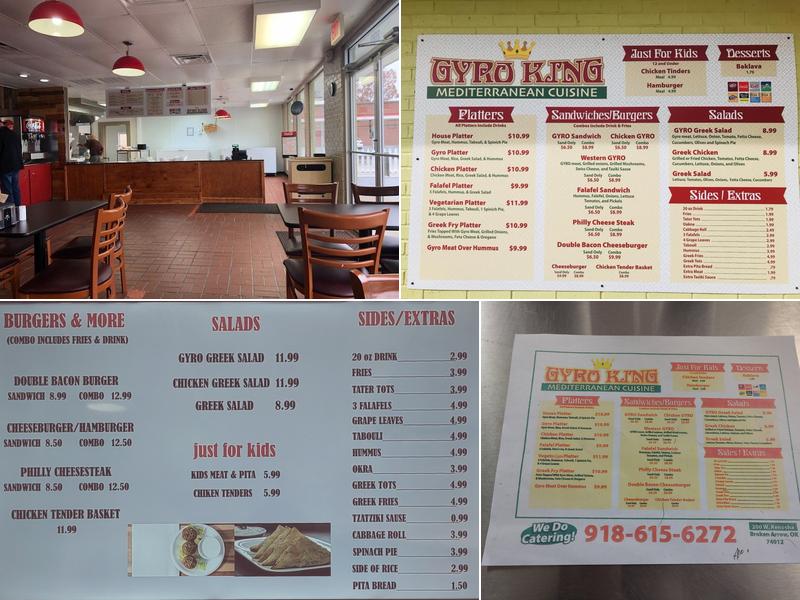 GYRO KING Menu