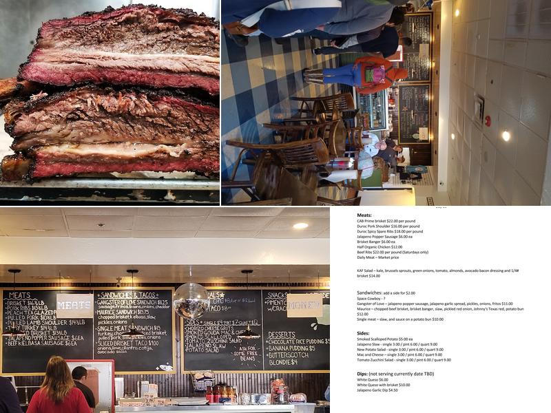 Interstellar BBQ Menu