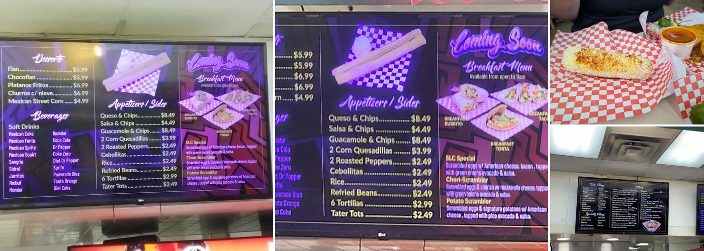 Street Tacos SLC Menu