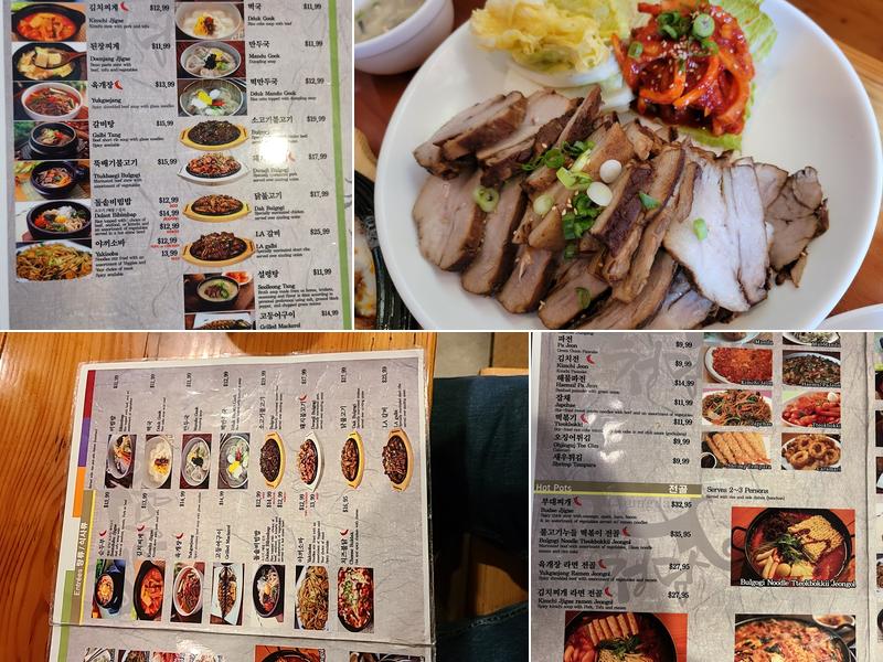 Chungdam Korean Fusion Menu