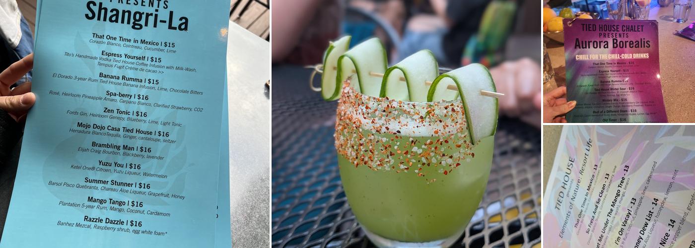 Tied House Milwaukee Menu