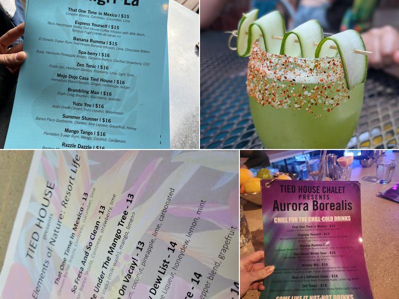 Tied House Milwaukee Menu