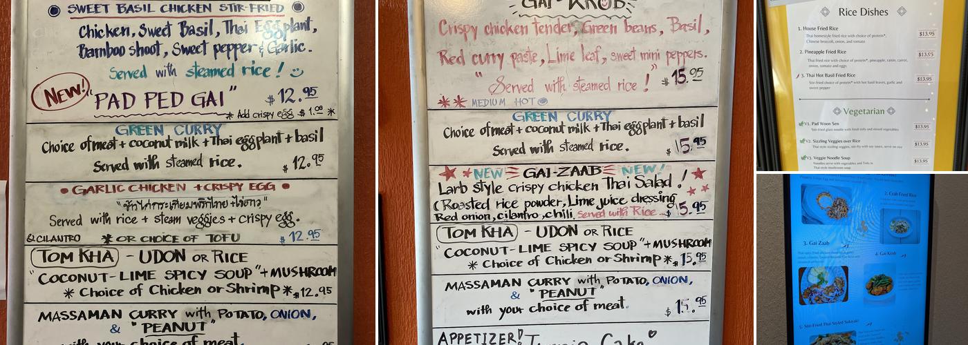 Noodle Hut Thai ToGo Menu