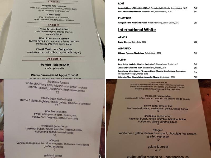 Credo Menu