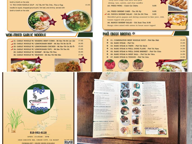 Phở Mama Menu