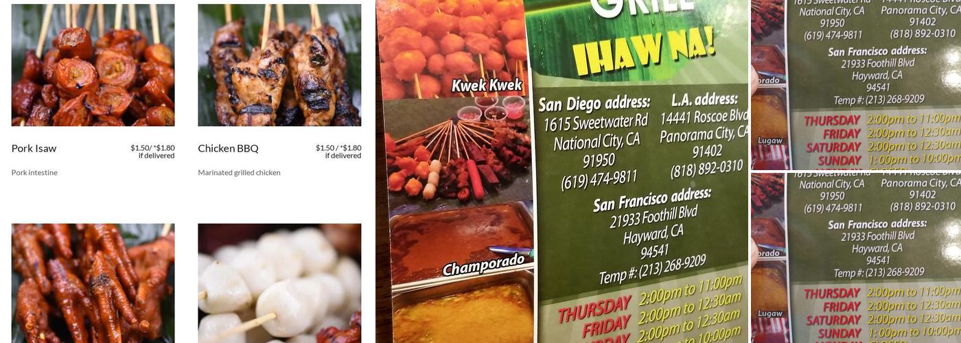 The Grill By Miss G Menu