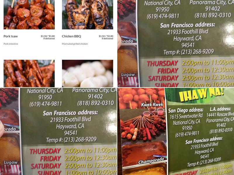 The Grill By Miss G Menu