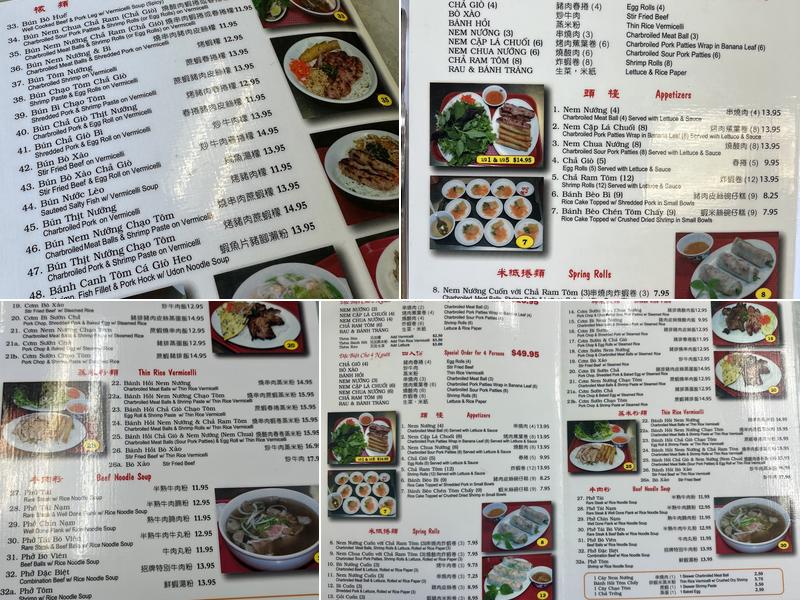 Nem Nướng Khánh Hoà Menu