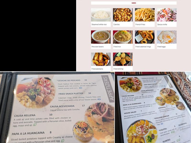 Eli's Peruvian Kitchen Menu