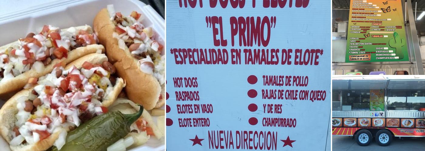 Hot Dogs y Elotes El Primo Menu