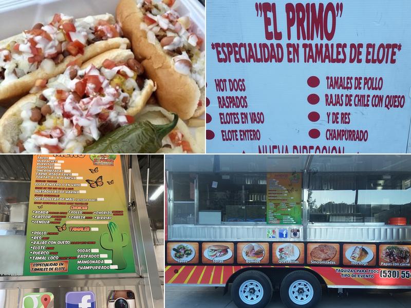 Hot Dogs y Elotes El Primo Menu