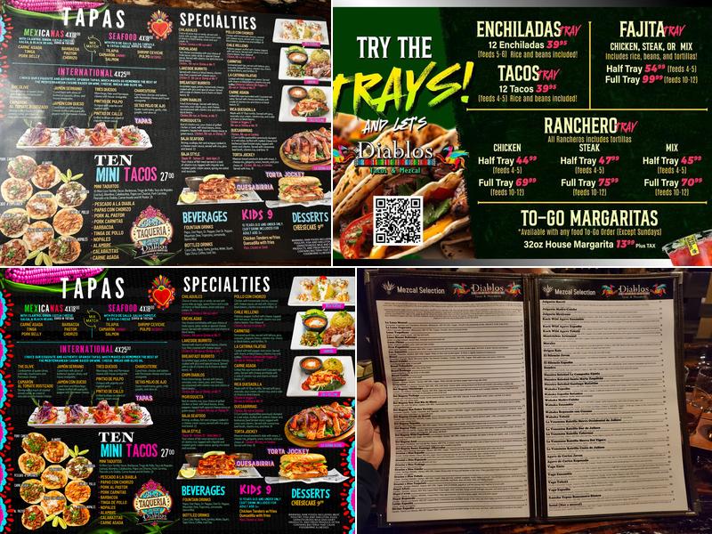 Diablos Tacos & Mezcal Menu