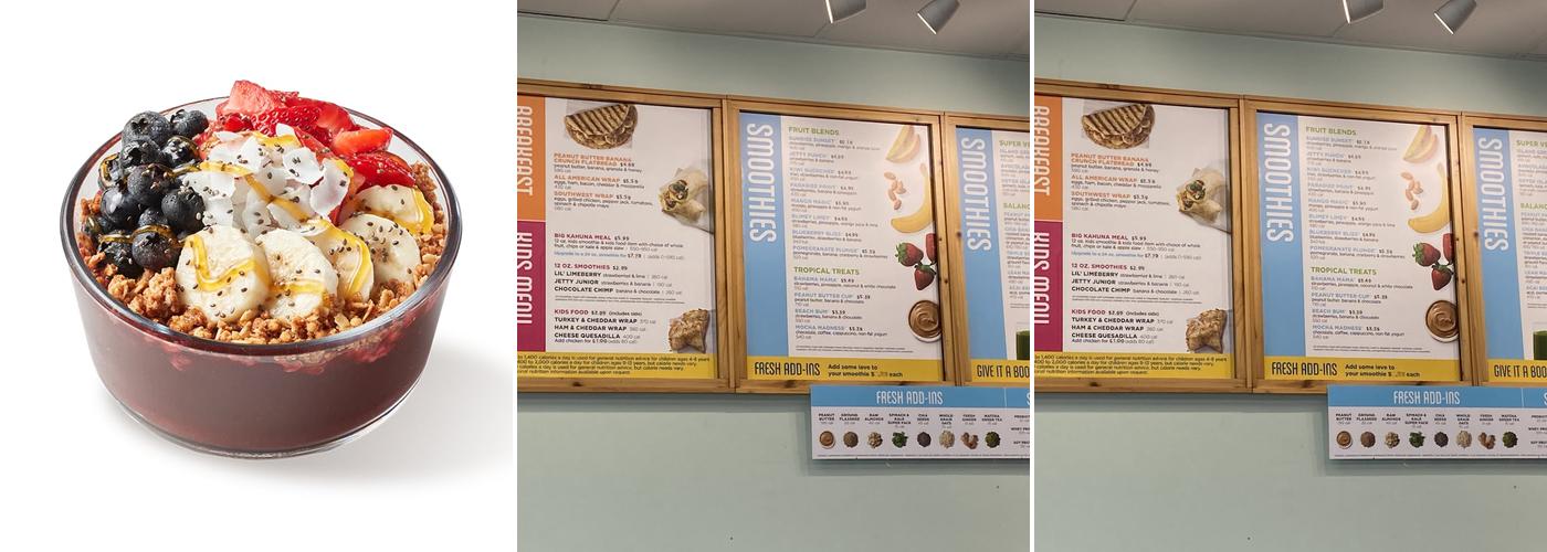 Tropical Smoothie Cafe Menu