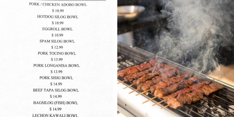 Cebuchon Sa Barrio Menu