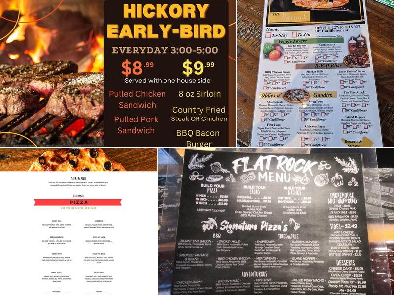 Flat Rock Menu