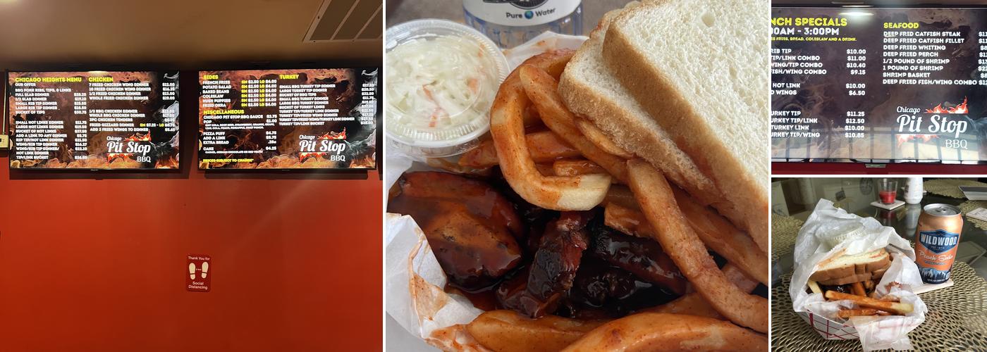Chicago Pit Stop BBQ Menu