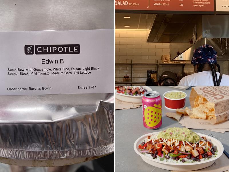 Chipotle Mexican Grill Menu