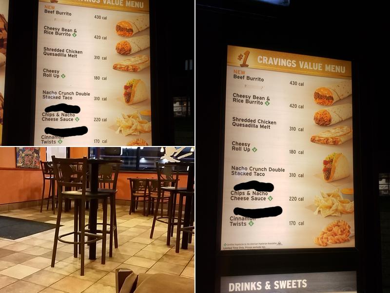 Taco Bell Menu