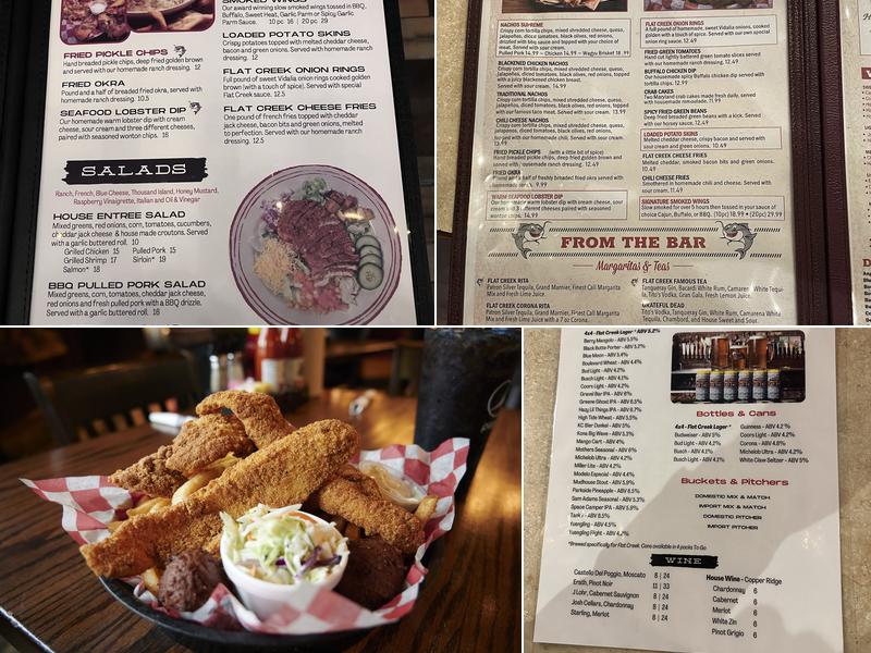 Flat Creek Republic Menu