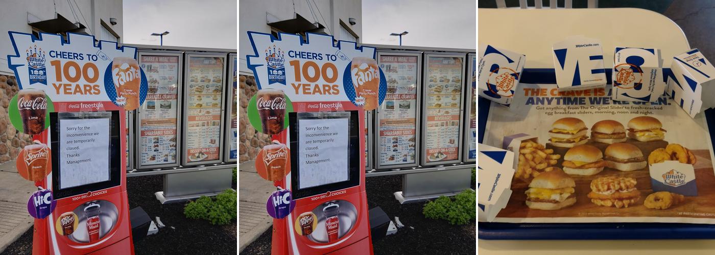 White Castle Menu