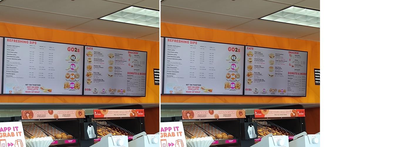 Dunkin' Menu
