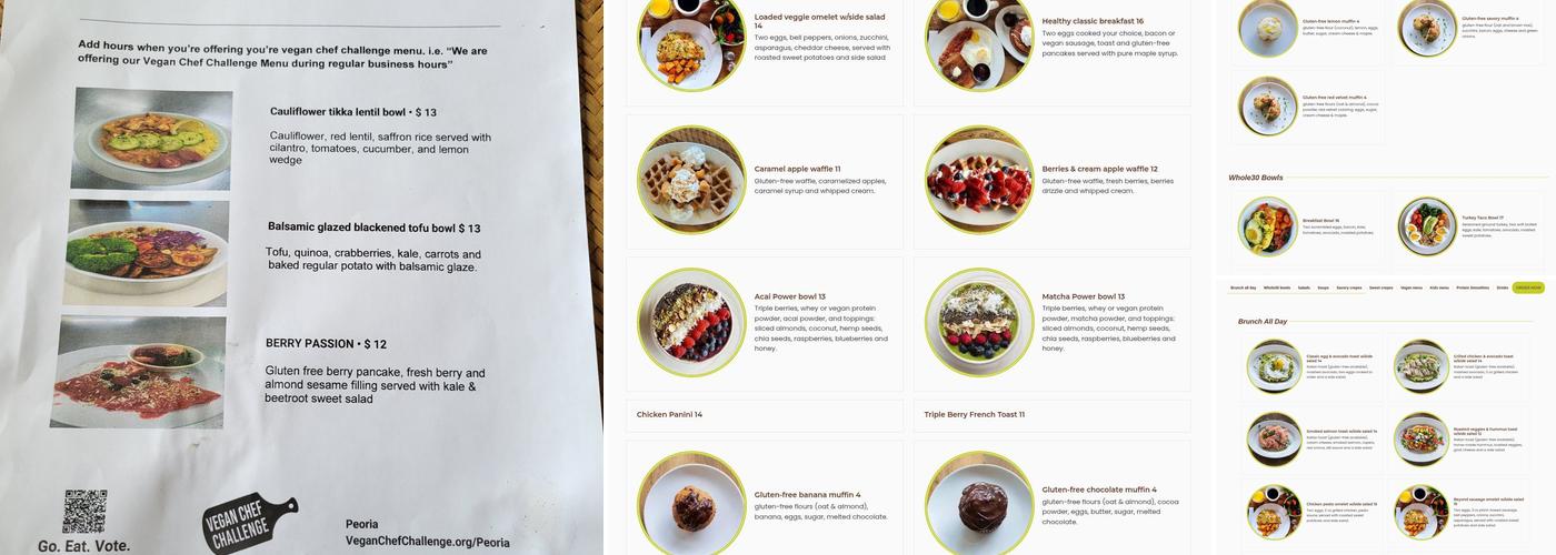 EatandEvolve Bistro Menu