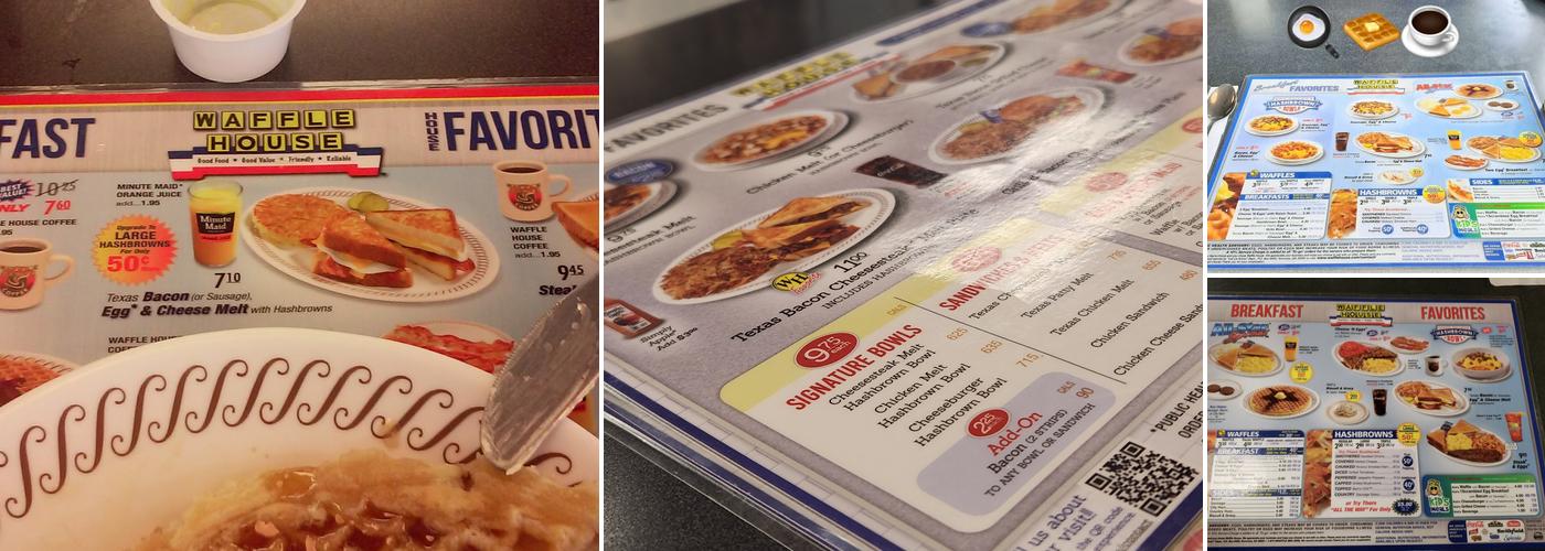 Waffle House Menu