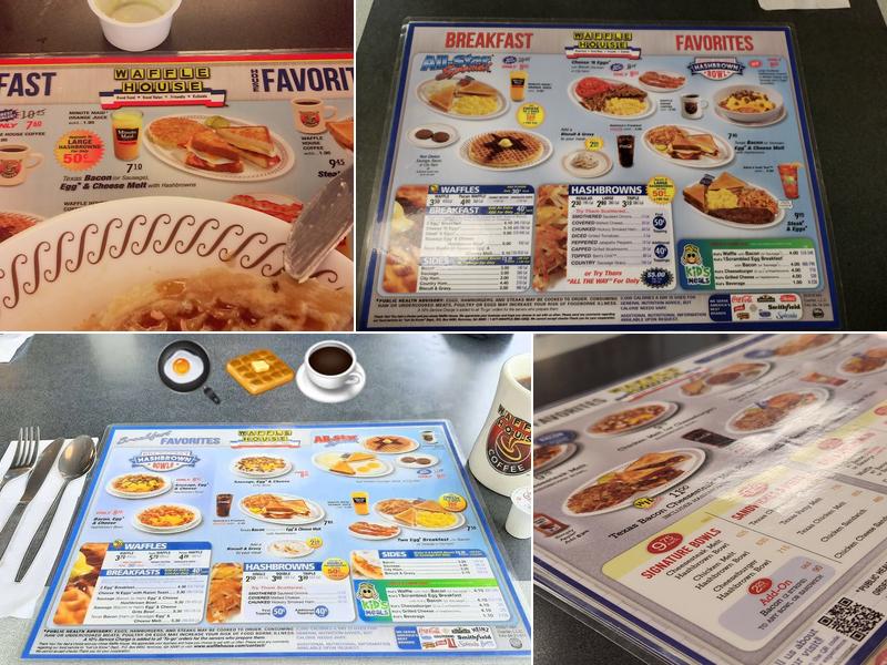 Waffle House Menu