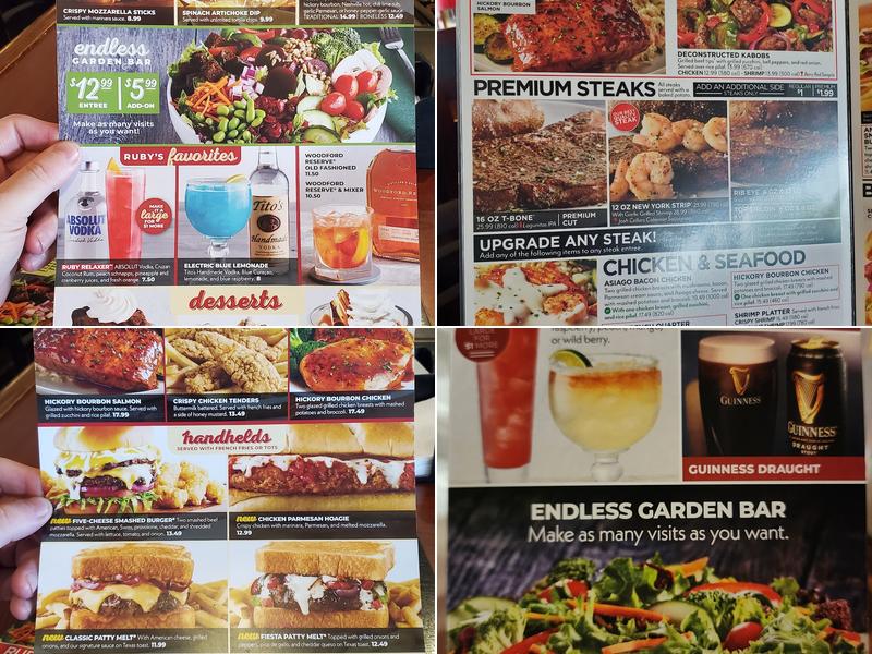 Ruby Tuesday Menu