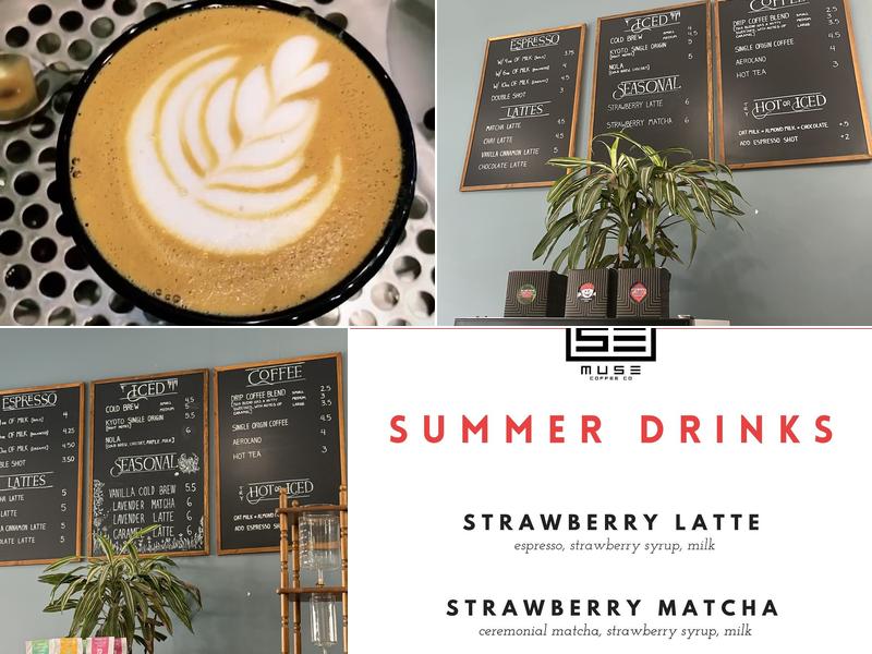 Muse Coffee Company Menu